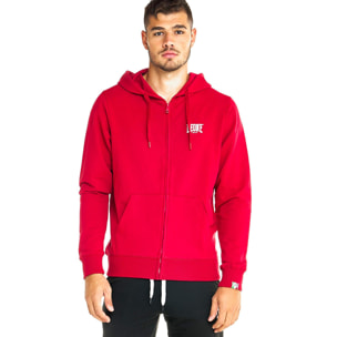 Sudadera de hombre Leone con capucha y cremallera Basic
