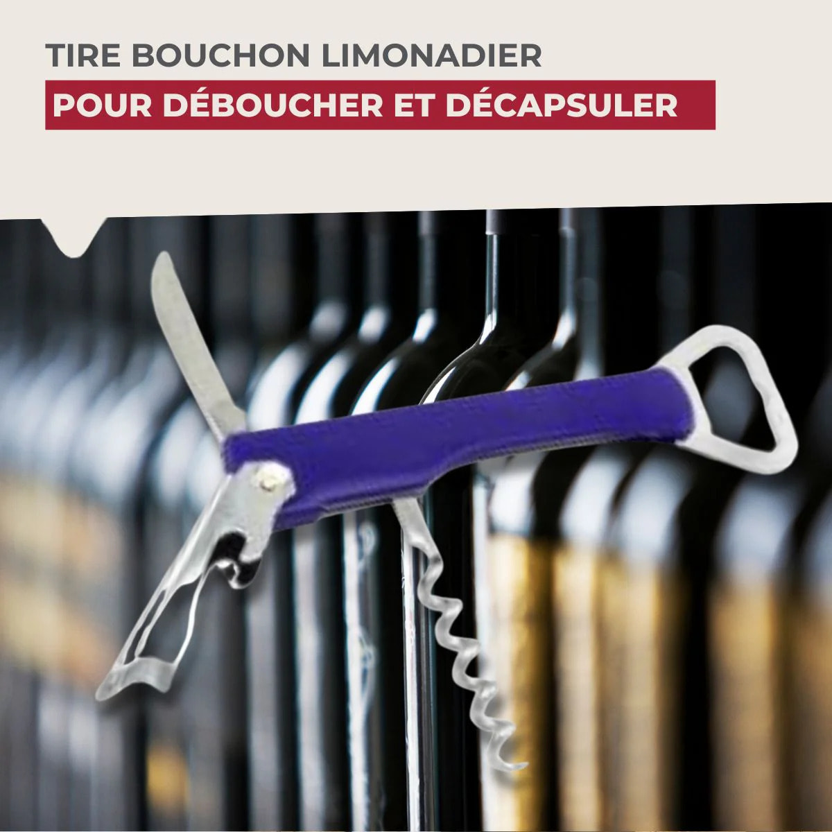 Tire-bouchon limonadier coloré Fackelmann Bar Concept