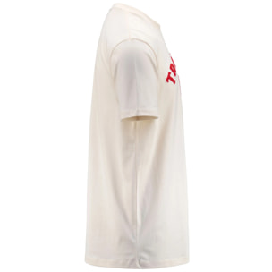 T-Shirts & Top Kappa Uomo AUTHENTIC PREMIUM LIBO Bianco