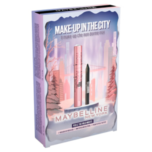 Confezione Regalo Natale Make Up in The City con Mascara Sky High Nero + Mini Matita Occhi + Pochette
