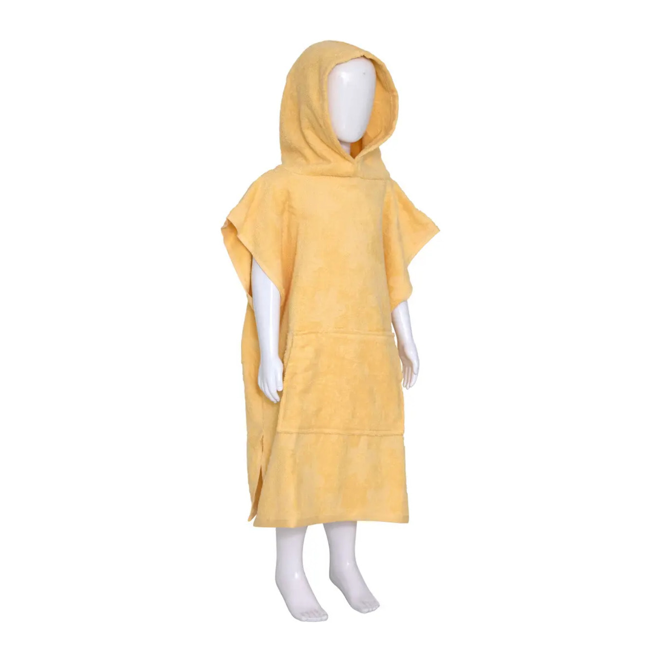 Set Cape et Gant de bain Enfant Orta 92x50 cm Jaune