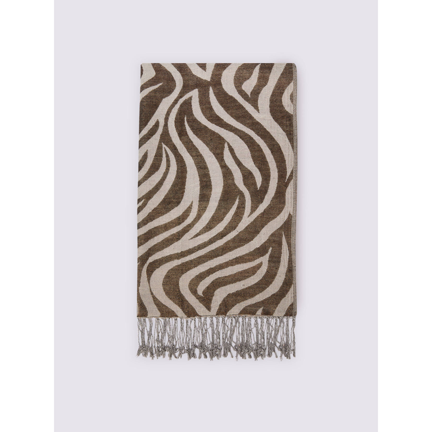 Fiorella Rubino - Foulard stampa animalier - Beige