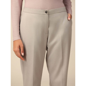 Oltre - Cigarette trousers - Gris