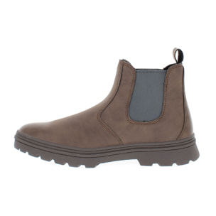 Armata di Mare Scarpe Uomo Stivaletti Chelsea Boots con Soletta Rimovibile in Memory Foam AMU W23L462 Brown