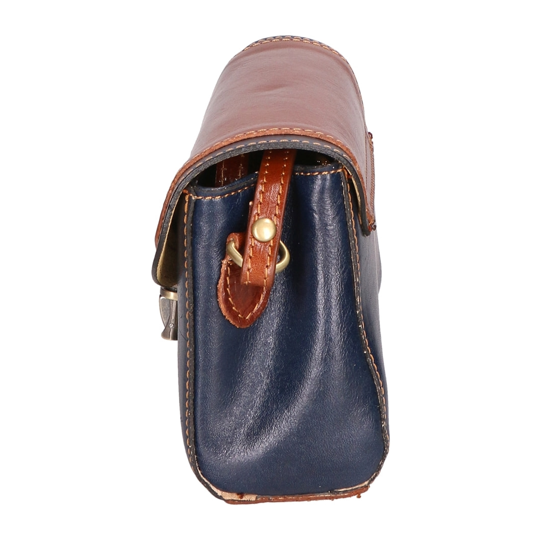 Borsa a tracolla Faye da donna In Vera pelle Made in Italy 18x13x5 cm