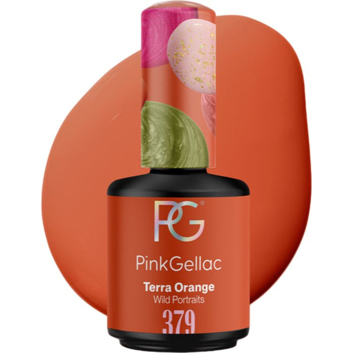 Vernis semi-permanent - 379 Terra Orange - 15 ml