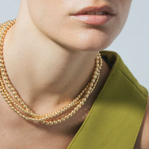 Collar Bielzu acabado oro amarillo 18k