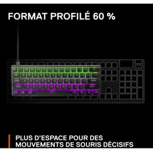 Clavier gamer STEELSERIES Apex PRO Mini FR