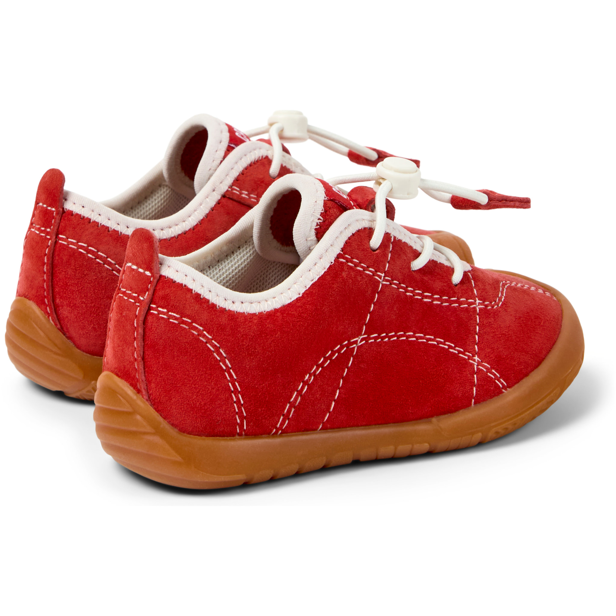 Sneakers - CAMPER Peu Path - Rosso - Pelle nabuk