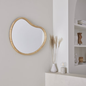 Miroir organique bois de sapin 85cm JACOB