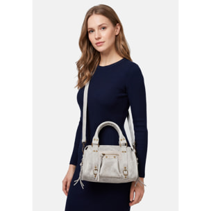 Borsa a spalla da donna - Modello Erisia - Vera pelle - 25.0 x 15.0 x 10.0 cm