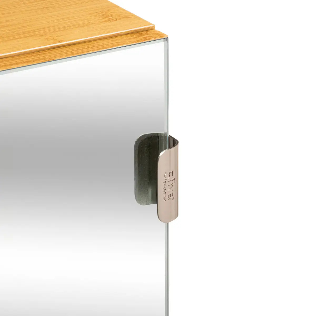 Meuble Porte avec miroir Bambou Bath N' Modul