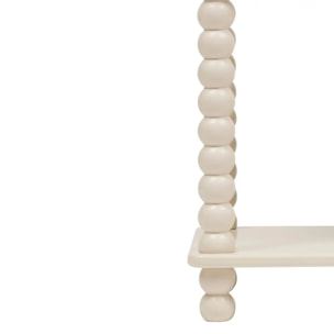 Etagère 3 niveaux Chamlo ivoire 75x34cm