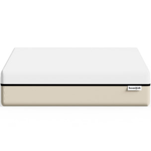 Matelas Hybride à ressorts ensachés et mémoire de forme, 25cm - SPRING ELITE