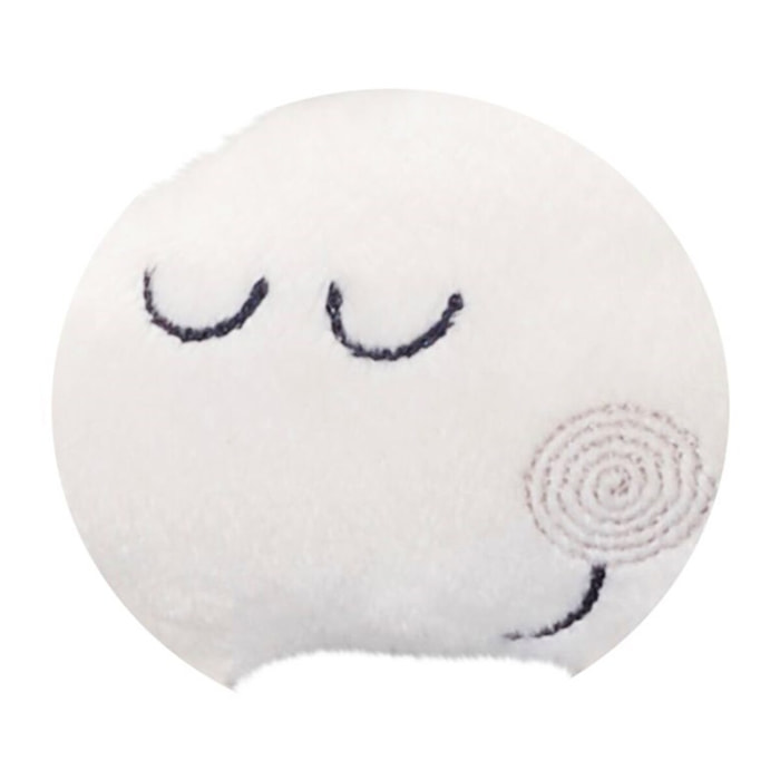 Hochet en velours blanc