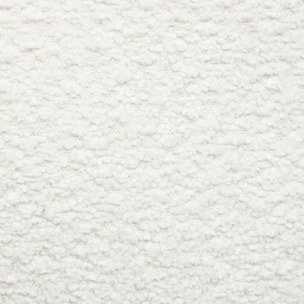 Coussin bouclette Soana blanc ivoire 45x45cm