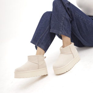 STIVALETTO MAMMUT BEIGE