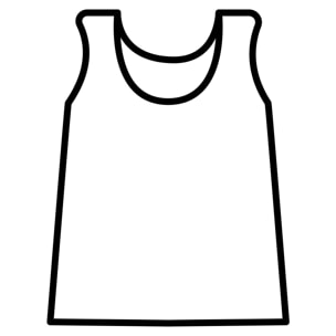 Camiseta Niño Tirante Sport Canale 1X1 Blanco Talla 10