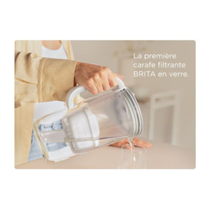 Carafe filtrante BRITA en verre Model One + 1 cartouche Maxtra Pro