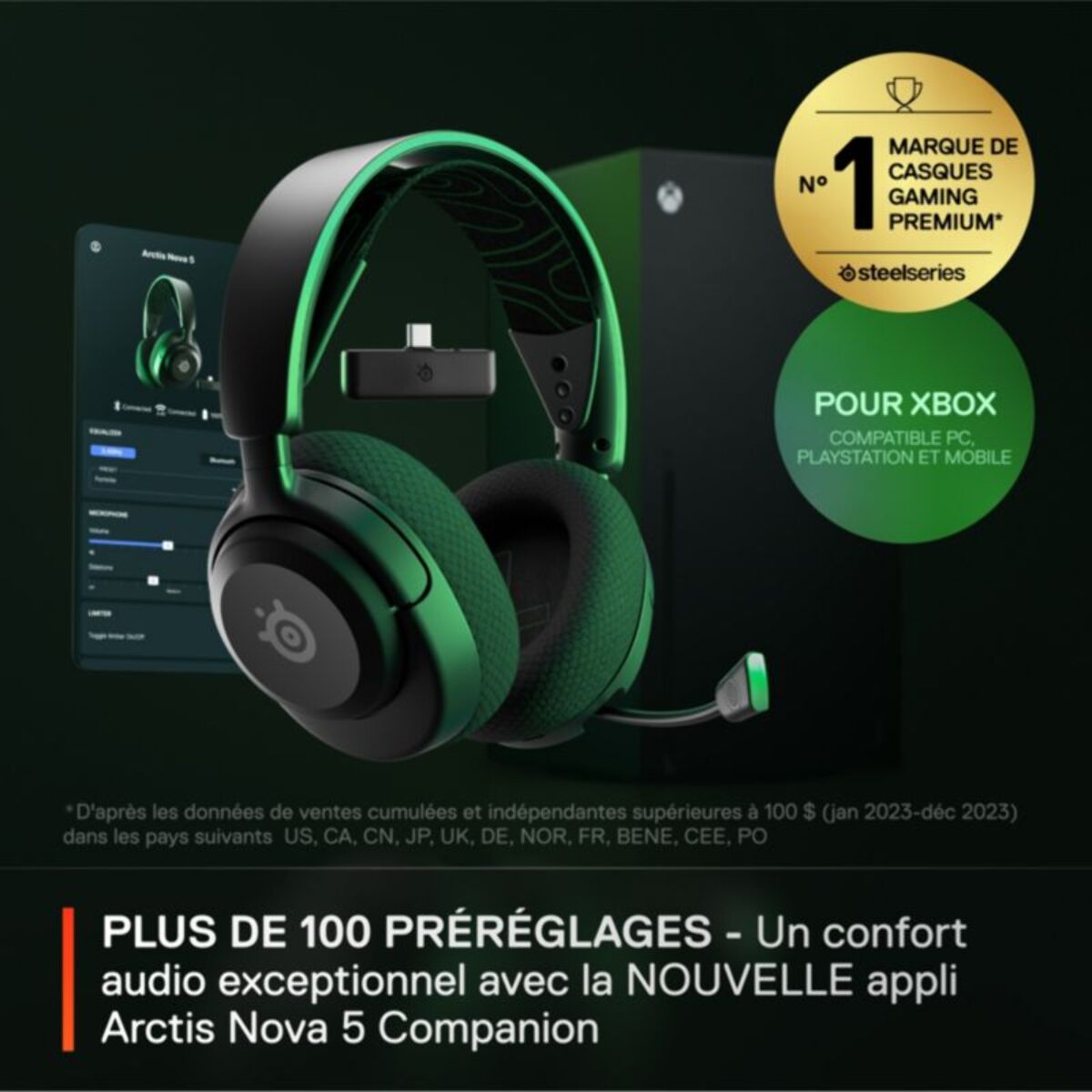 Casque gamer STEELSERIES Arctis Nova 5X