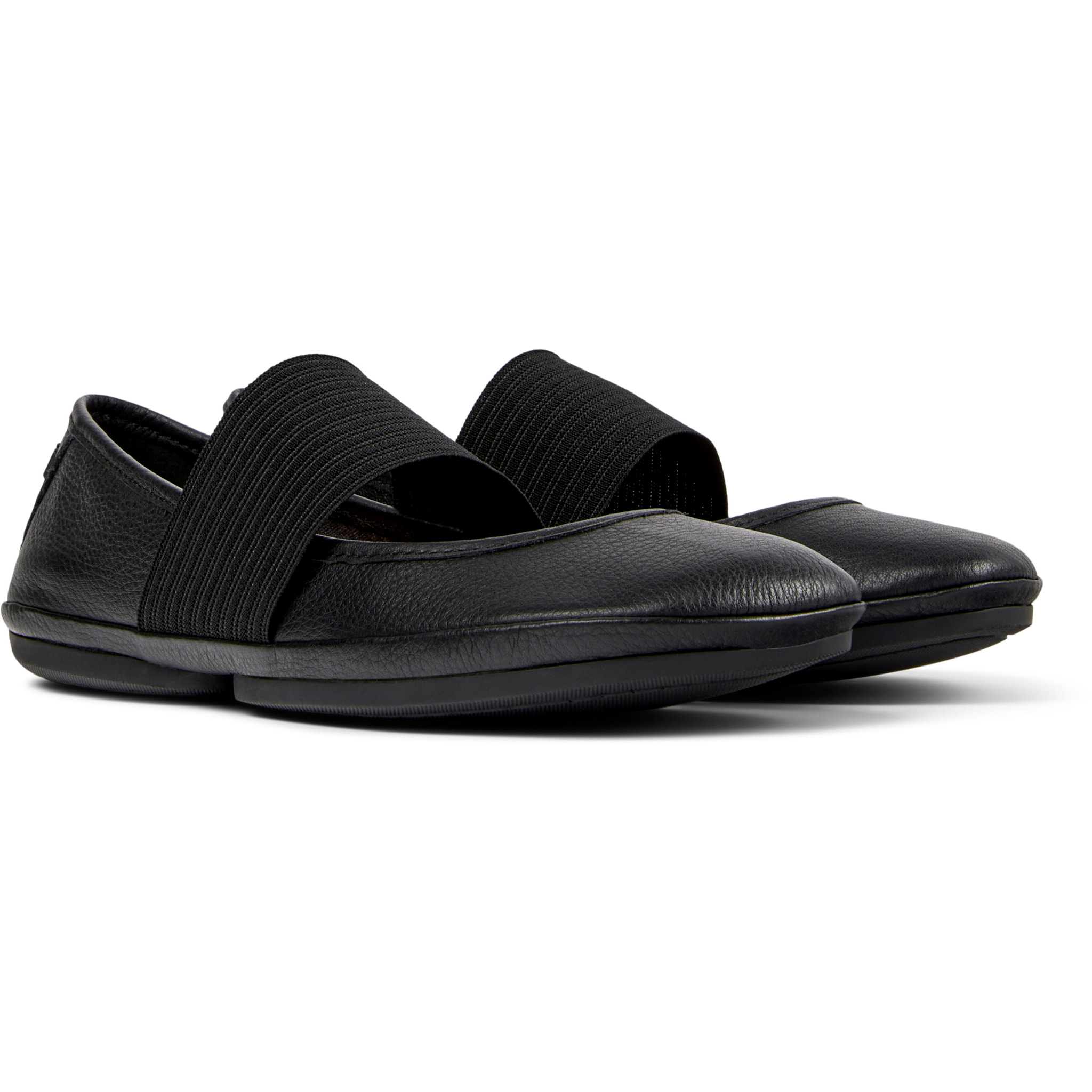Ballerine - CAMPER Right Nina - Nero - Pelle liscia