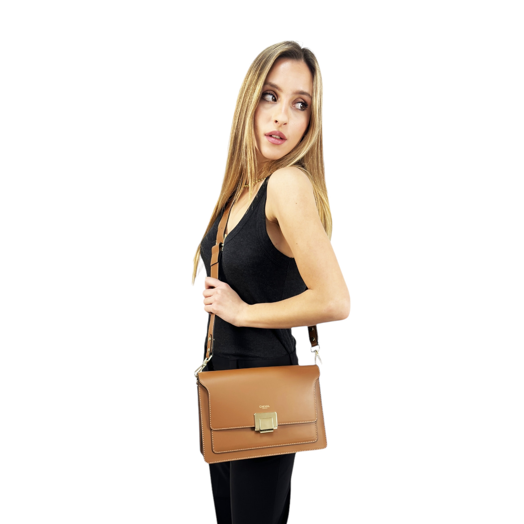 Bolso Cruzado Cheval Firenze Diana Camel