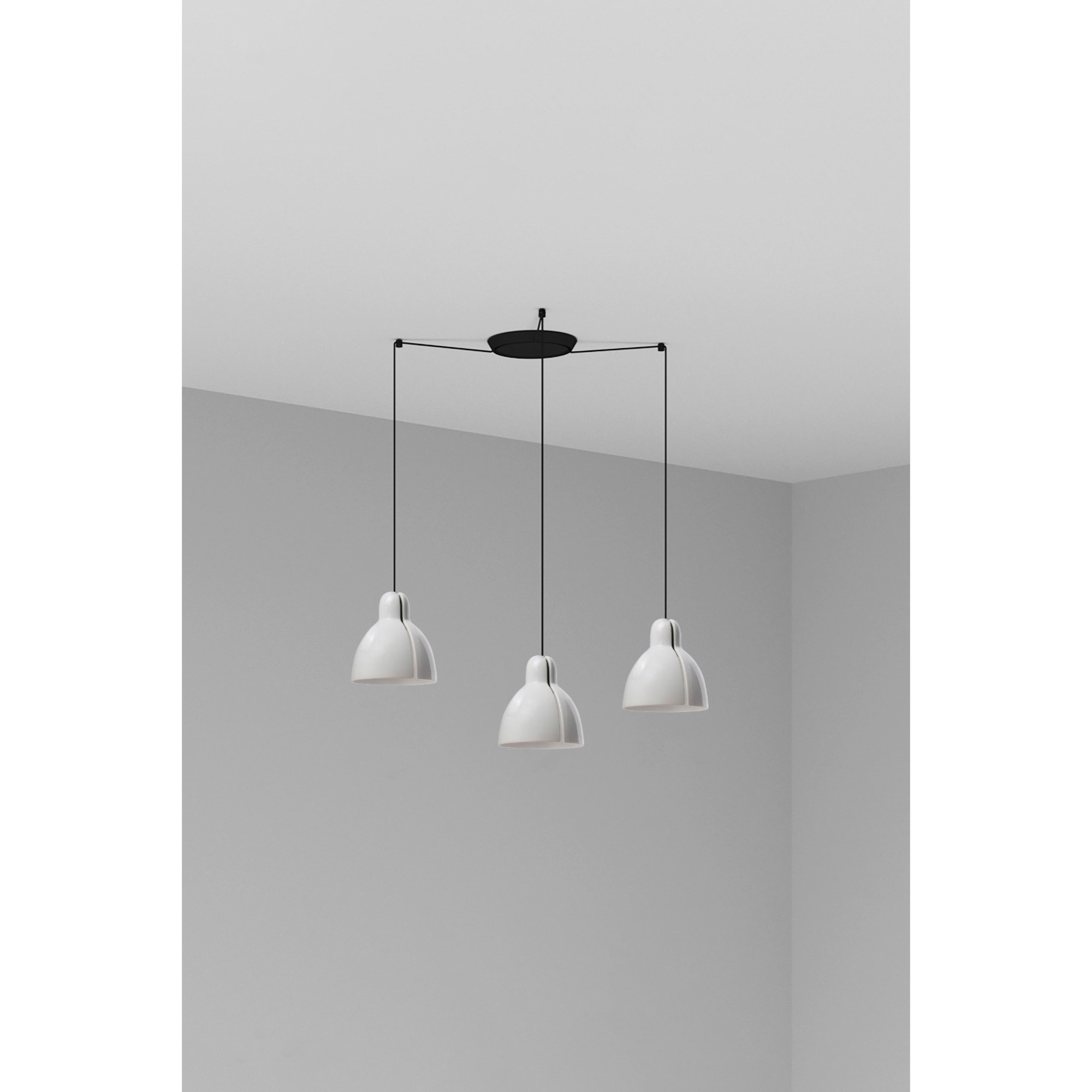 VENICE 3L Lampe suspension blanche