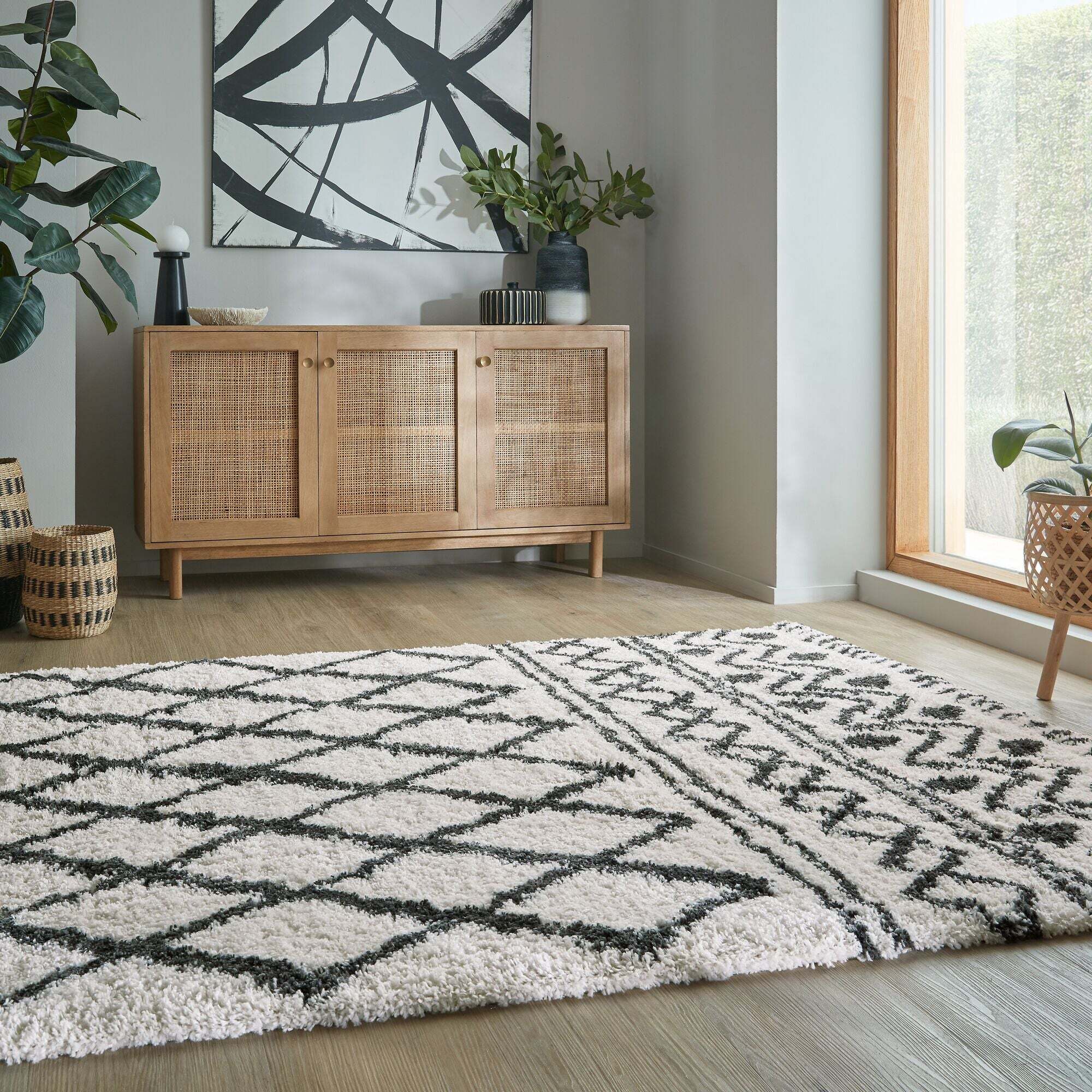 Tapis style berbere SOUK Ivoire