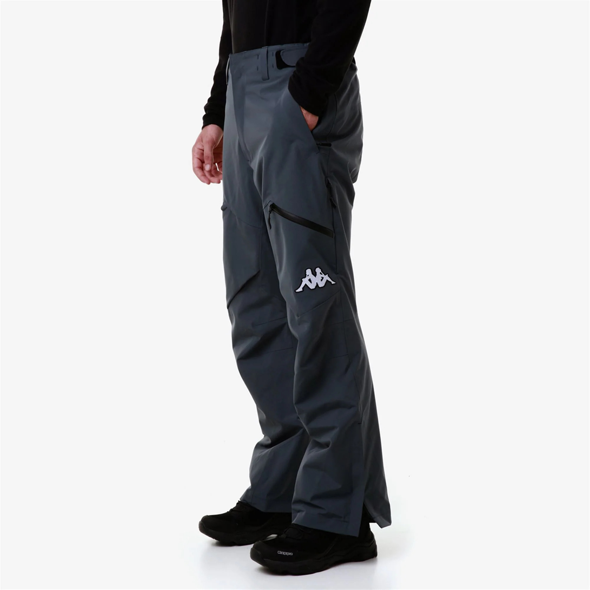 Kappa - Pantaloni Uomo Grigio - 6Cento 622P