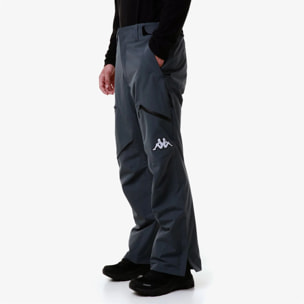 Kappa - Pantaloni Uomo Grigio - 6Cento 622P
