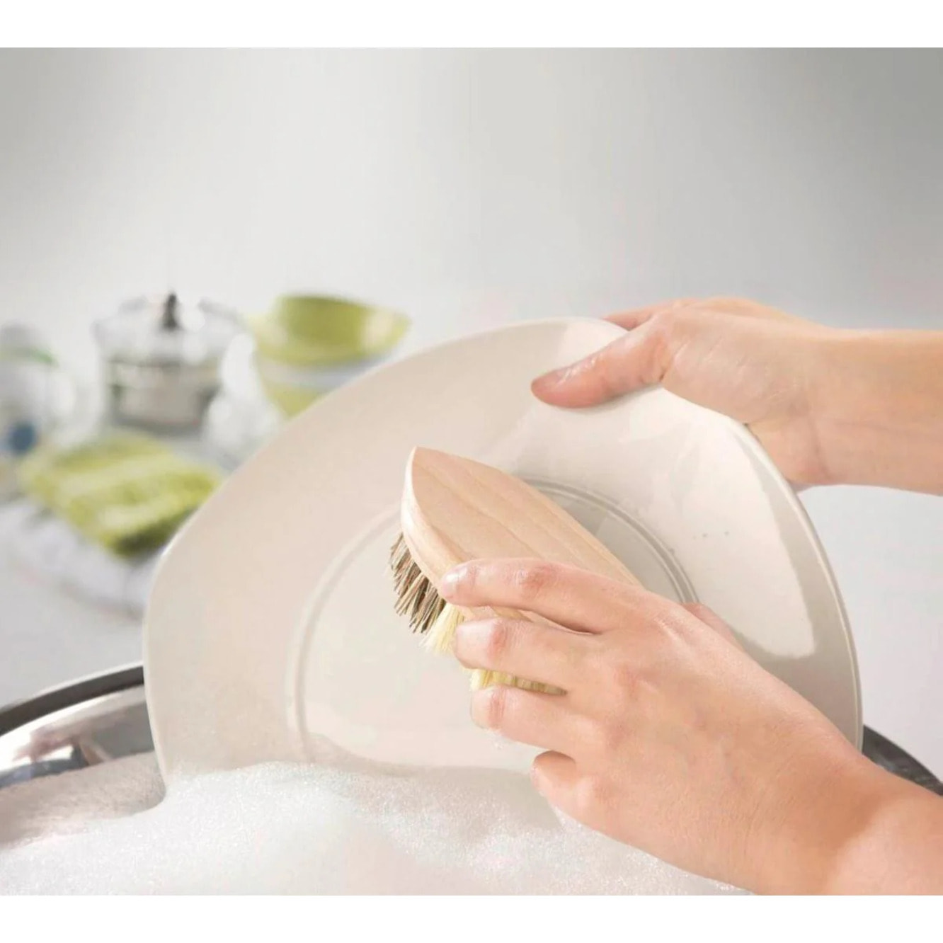 Brosse à légumes en bois FSC Fackelmann Nature