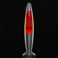 Lampada di lava Magma - 25W - rosso - Ø8,5 x 34 cm