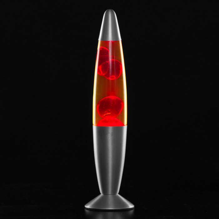 Lampada di lava Magma - 25W - rosso - Ø8,5 x 34 cm