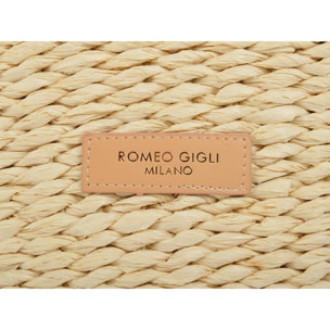 Borsa a mano Romeo Gigli Milano naturale/rosso in paglia