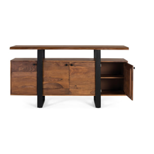 Aparador de Madera de Palisandro Estilo Industrial