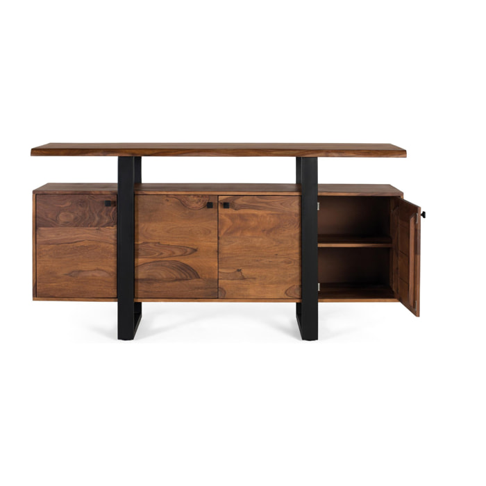 Aparador de Madera de Palisandro Estilo Industrial