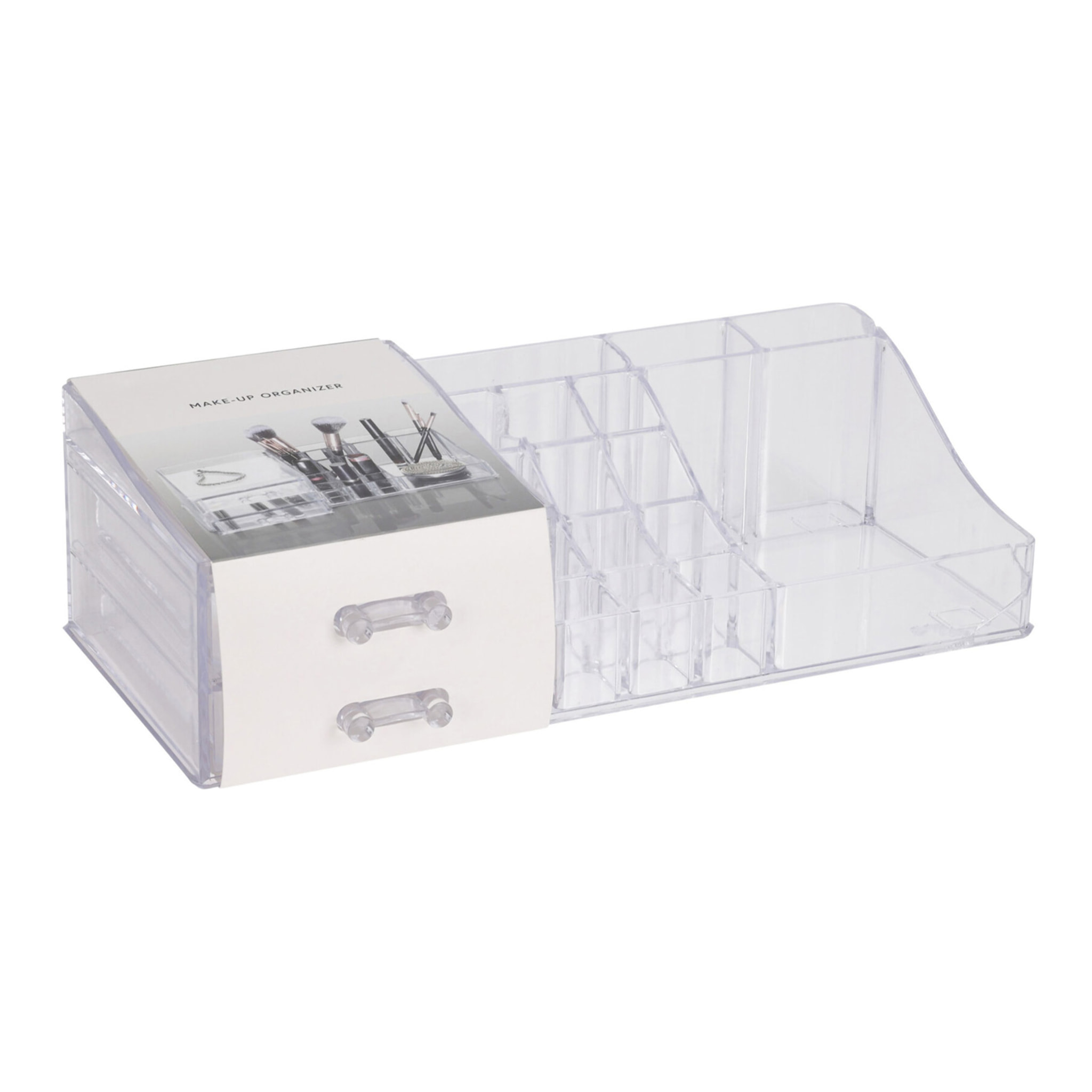 Organizador de maquillaje con cajones - material ps, dimensiones 30x13x9cm - peso 665g