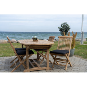 Cuscino outdoor Alture nero per sedia