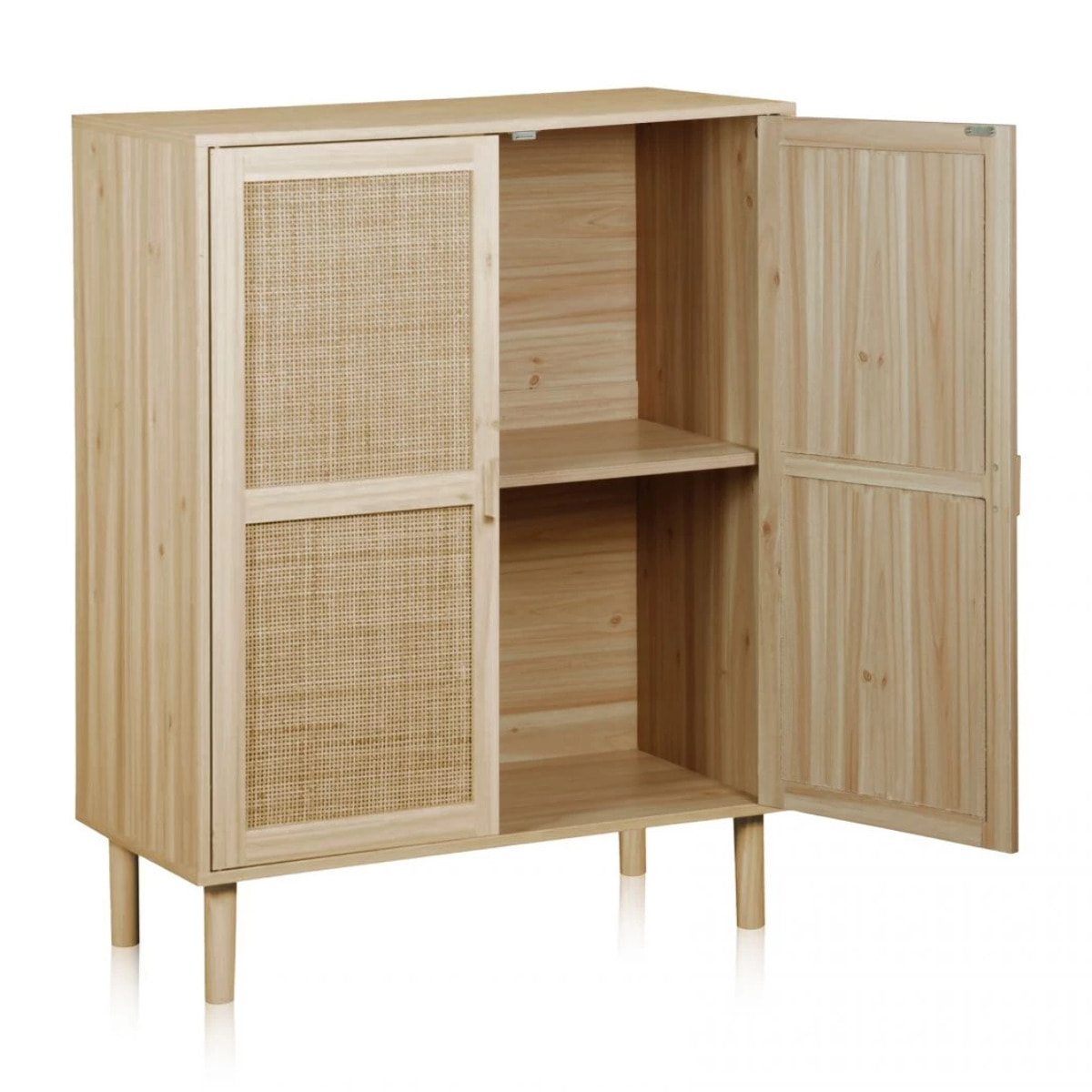 Armario bajo Made Pino - Rattan