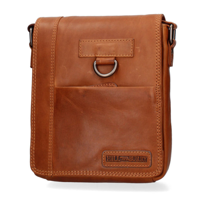 Borsa a tracolla  da uomo In Vera pelle Made in Italy 20x25x6 cm