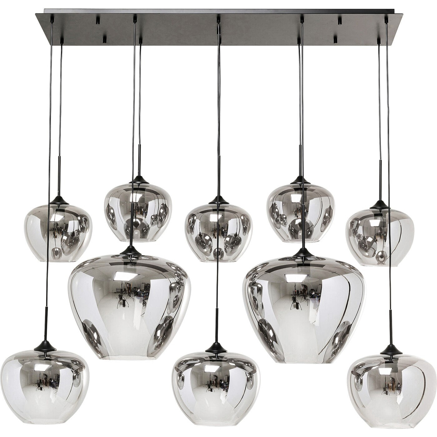 Suspension Sphere 160cm fumée Kare Design
