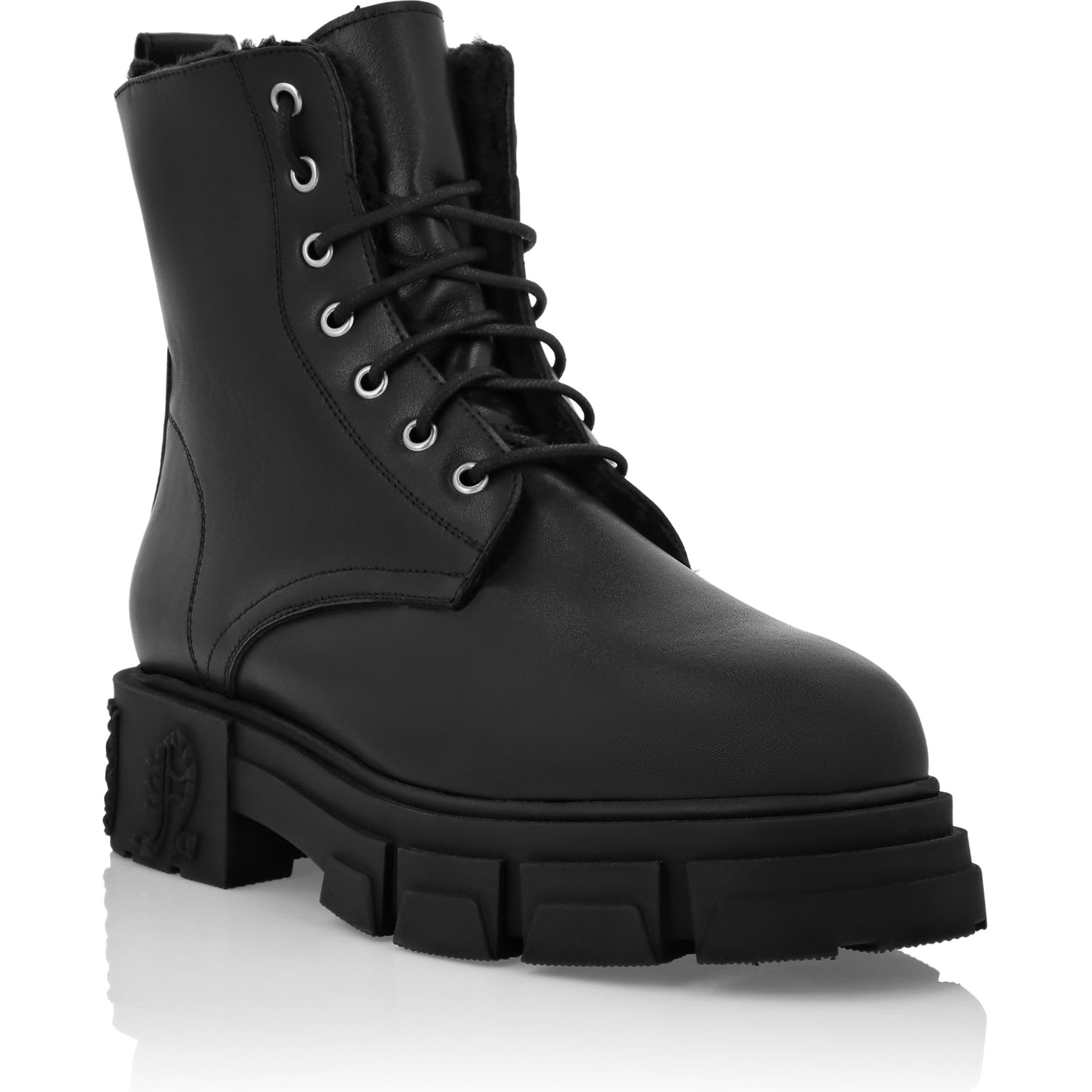 PHILIPP PLEIN Boots Mid Flat GOTHIC PLEIN