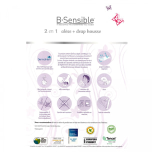 Alèse B-SENSIBLE Taupe | Impermeable & Anti-acariens
