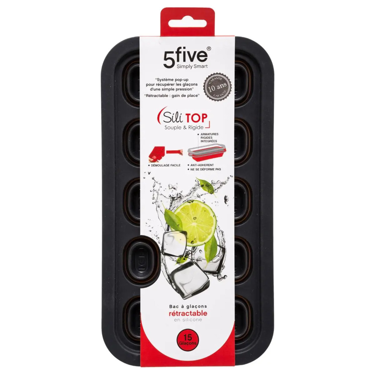 Bac à glaçons rétractable