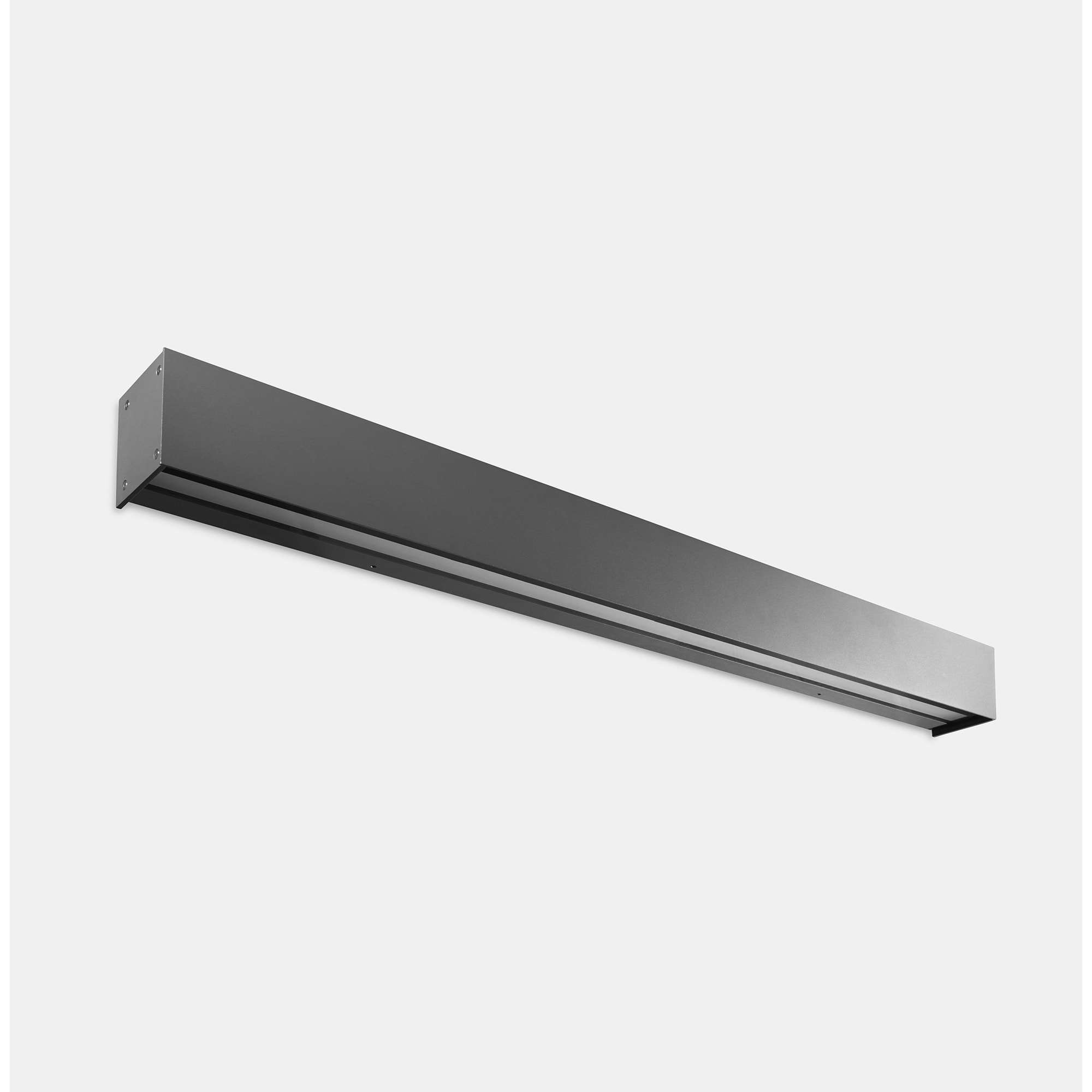 LEDS·C4 Aplique Exterior IP66 LED Afrodita Infinite 24.8W Blanco Cálido - 3000K 0-10V Gris Urbano para Jardín, Terraza