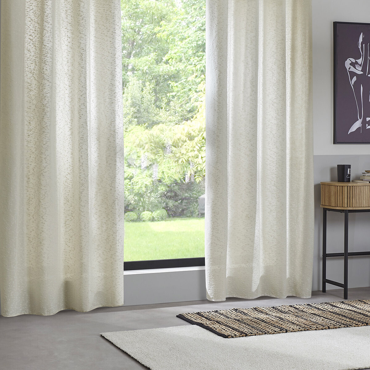 Rideau "Aska" - lin 140x260 cm