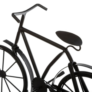 Bicyclette "Loft" - métal - noir - H27 cm