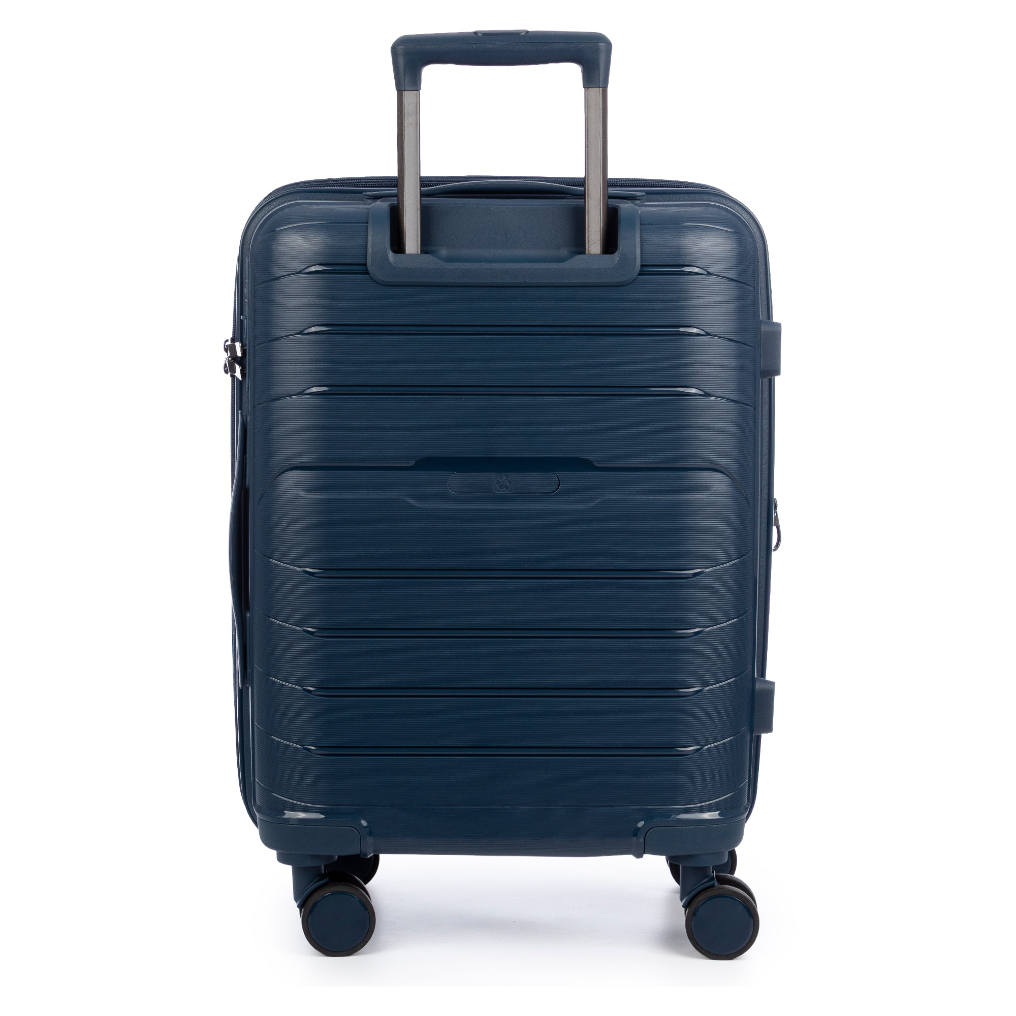 Set di 3 valigie Trolley espandibili, in materiale leggero PP resistente agli urti. Chiusura TSA a combinazione, 4 ruote doppie girevoli a 360°.