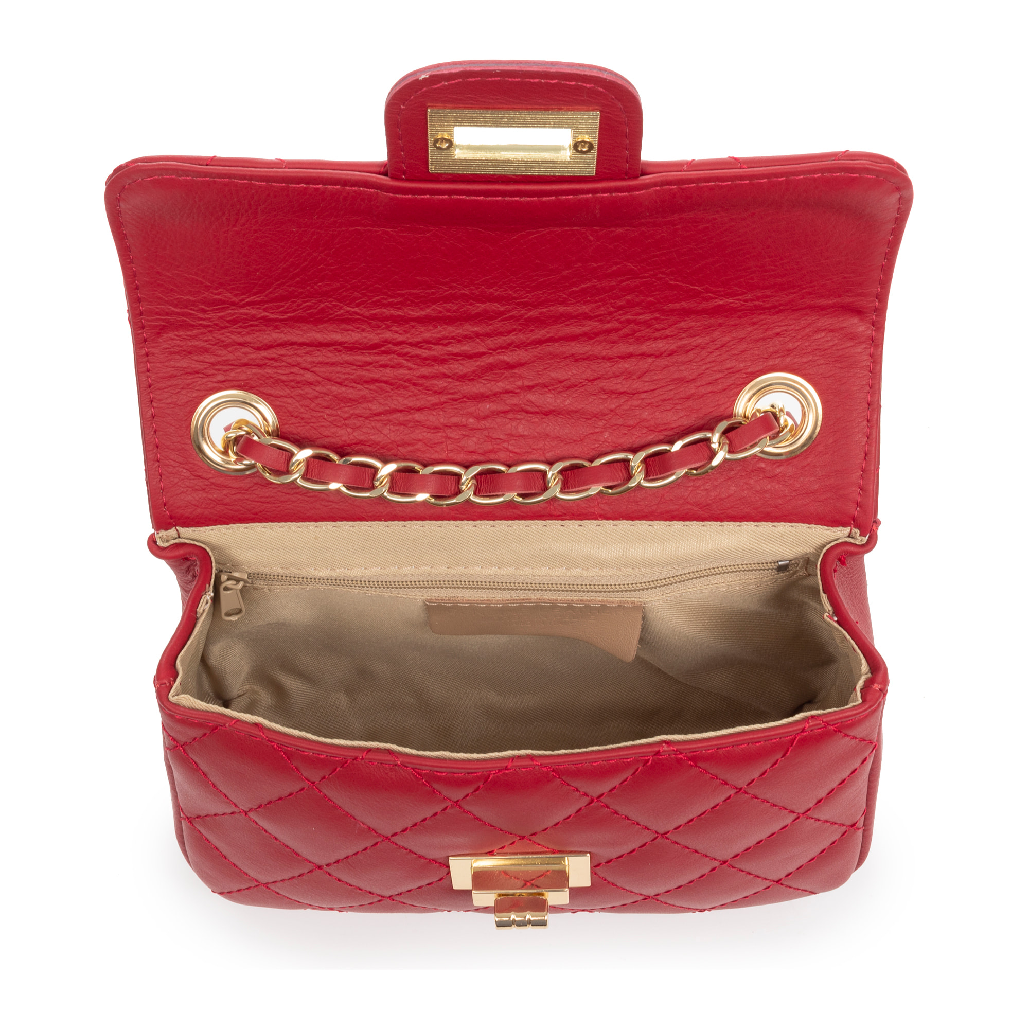 Arcola bolso bandolera mujer. Piel auténtica acabado Sauvage acolchado.