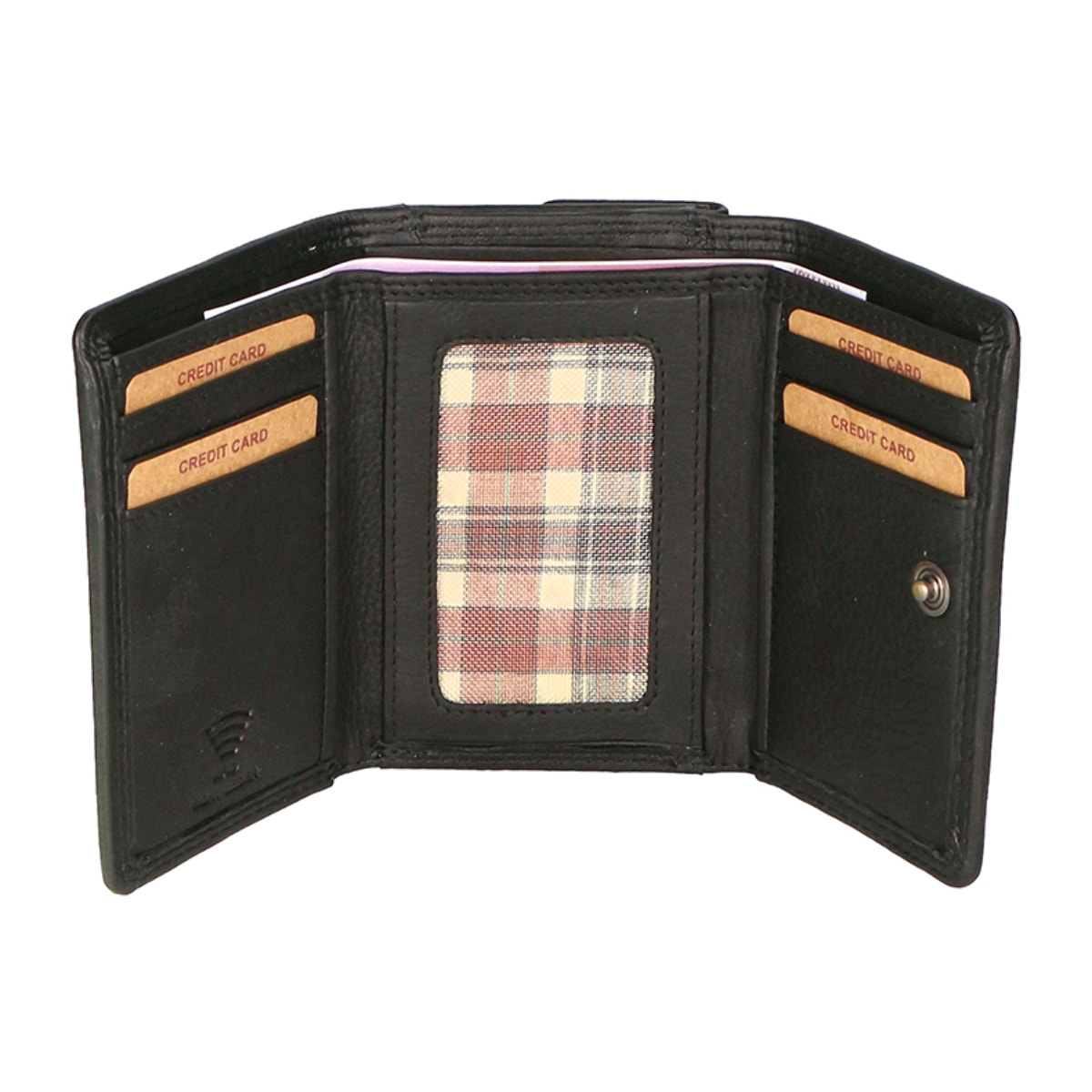 Portafoglio da Uomo in Vera Pelle fashion 12x9x3,5 cm